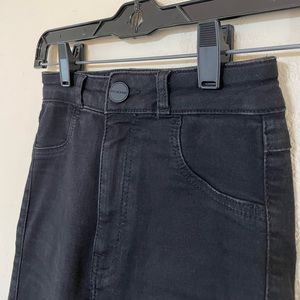 Womens Contour V2 Waisted Fitjeans - Black